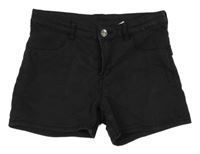 Tmavosivé rifľové kraťasy H&M