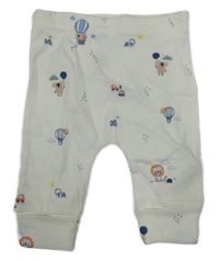 Bílé tepláky s medvídky F&F