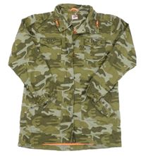 Khaki-šedá army riflová bunda s hroty Name it
