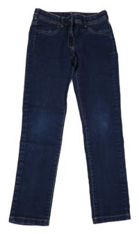Tmavomodré skinny rifle C&A