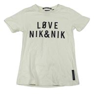 Smotanové tričko s logom NIK&NIK