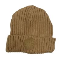 Hnedá rebrovaná čapica s nášivkou George