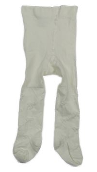 Smotanové pančuchy s mašličkami H&M