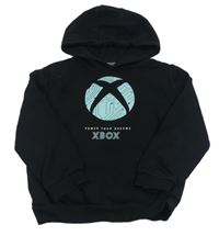Čierna mikina s logem X-Box a kapucňou Primark