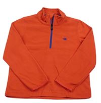 Červená fleecová mikina Champion