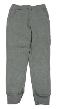 Šedé melírované tepláky