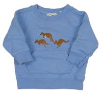 Modrá mikina s klokanmi Country Road