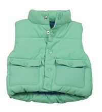 Zelená šusťáková zateplená vesta Primark