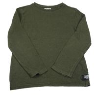 Khaki rebrované tričko F&F