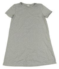 Šedá melírovaná noční košile Shein