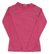 Tmavoružové spodné funkčné tričko Crane