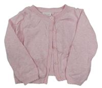 Ružový melírovaný prepínaci sveter Next