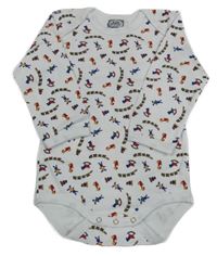 Biele body s hračkami