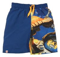 Tmavomodré plážové kraťasy s Lego Ninjago