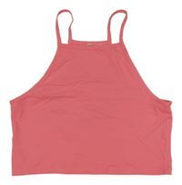 Ružový crop top