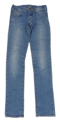 Světlemodré skinny rifle Zara