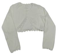 Nové - biele ľahké svetrové prepínaci bolerko shein