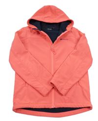 Neonově růžová softshellová bunda s kapucí Mountain Warehouse