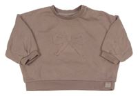 Pudrově fialová oversize mikina s mašlou George