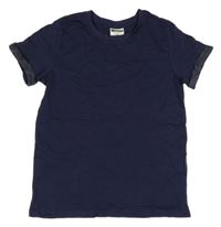 Tmavomodré tričko Pocopiano