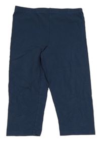 Tmavomodré crop legíny