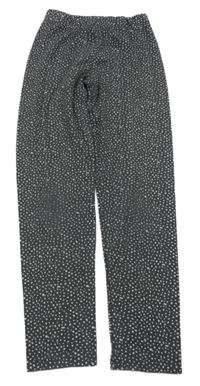 Tmavosivé vzorované legíny Nutmeg