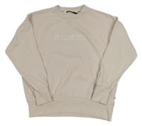 Pudrová mikina s nápisom George