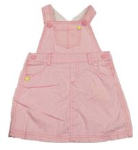 Ružovo-biele pruhované na traké šaty