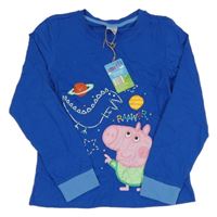 Nové - Tmavomodré pyžamové tričko s Tomíkem