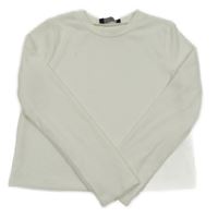 Biele rebrované crop tričko Primark