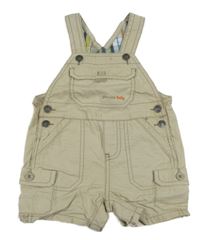 Béžové plátěné laclové kraťasy Osh Kosh