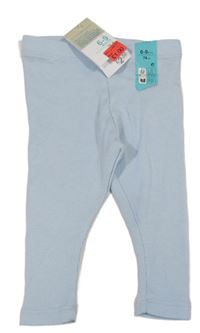 Nové - svetlomodré rebrované legíny PRIMARK