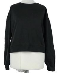 Dámska čierna crop mikina H&M