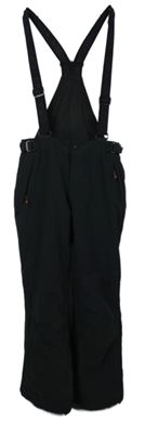 Pánské černé šusťákové funkční oteplovačky s odepínacími kšandami CMP