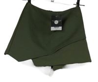 Nové - Dámska khaki skort sukňa Topshop