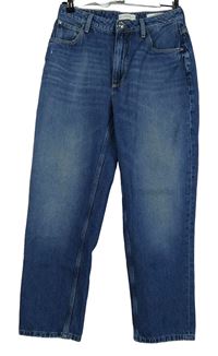 Dámske modré mom rifle Guess