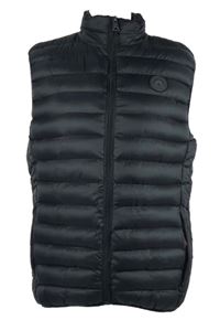 Pánská černá šusťáková zateplená vesta Tokyo Laundry 