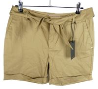 Pánské béžové plátěné kraťasy s páskem Scotch & Soda vel. 30