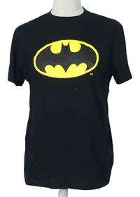 Pánske čierne tričko s logem Batmana