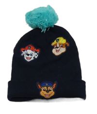 Tmavomodrá čapica s Paw Patrol H&M vel.92-104