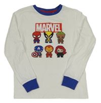 Bílo-modré triko s Avengers Marvel