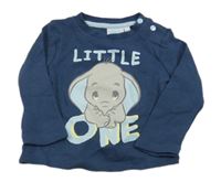 Tmavomodré tričko s Dumbem Disney