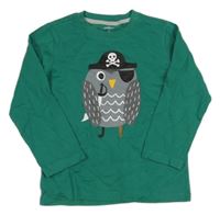 Nové - Zelené triko se sovou Gymboree 