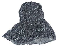 Černé šaty s flíčky TCM