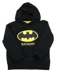 Čierna mikina s Batmanem a kapucňou