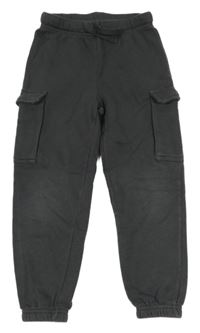 Sivé cargo tepláky H&M