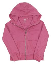 Ružová prepínaci mikina s kapucňou F&F