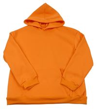Oranžová mikina s kapucňou