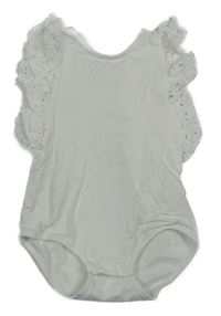 Biele body s madeirou Zara
