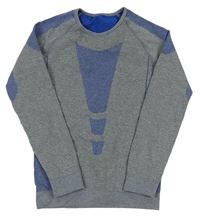 Sivo-modré spodné funkčné tričko Crivit